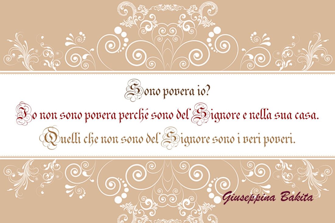 110. Non sono povera !